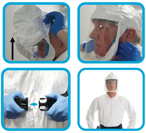 Bullard-EVA-with-LF-Series-and-RT-Series-Hoods-Air-Purifying-Respirator-System-FIG 12