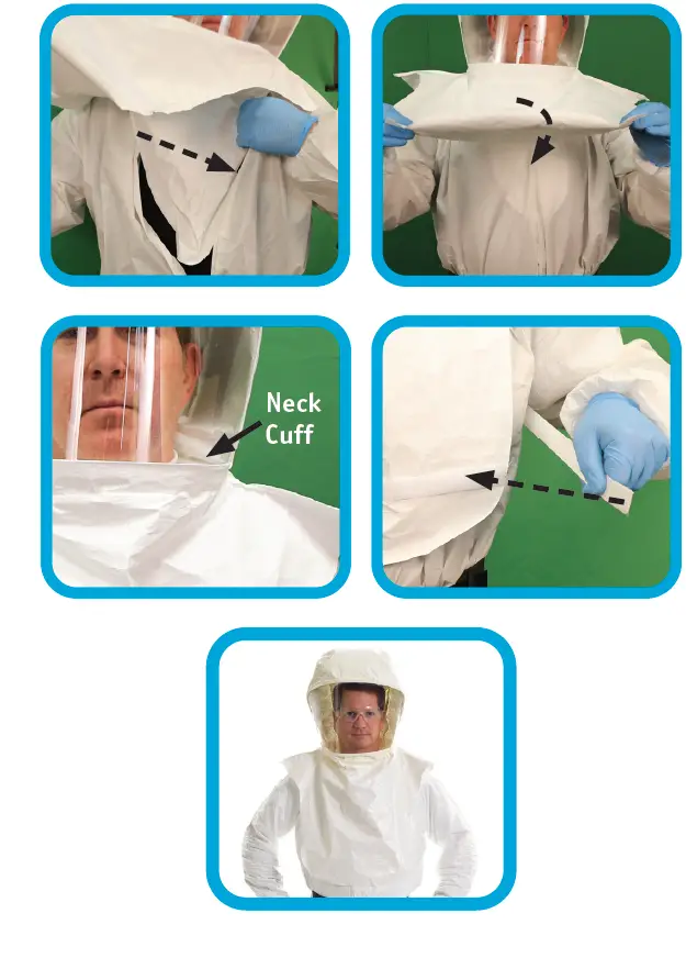 Bullard-EVA-with-LF-Series-and-RT-Series-Hoods-Air-Purifying-Respirator-System-FIG 14