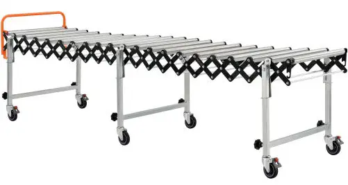 GLOBAL INDUSTRIAL 298711 Powered Flexible Roller Conveyor