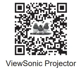 ViewSonic LS600W DLP Projector - QR code