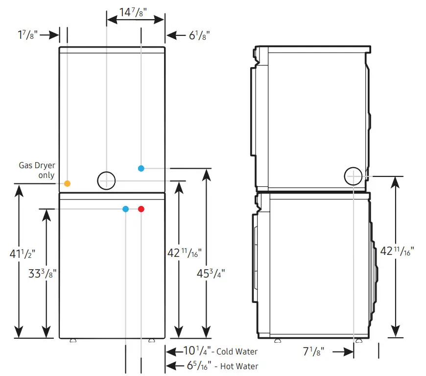 SAMSUNG WF53BB8700 Bespoke 5.3 cu. ft. Ultra Capacity Front Load Washer - Figure 5