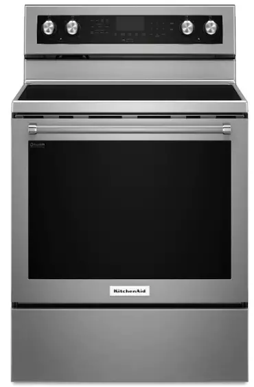 Kitchenaid-W11489748A-30-Inche-Black-Stainless-Steel-with-PrintShield-Finish-Free-Standing-Electric-Convection-Range-PRODUCT