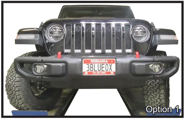 BLUE OX BX1139 Tow Bar Base Plate - Figure 1