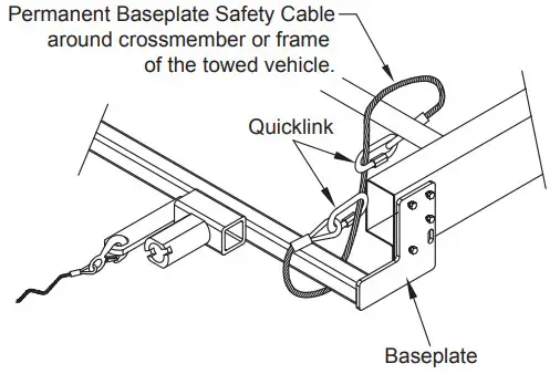 BLUE OX BX1139 Tow Bar Base Plate - Figure 28