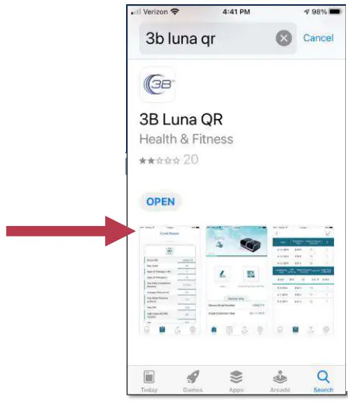 ROTECH 3B Luna QR App - fig 1