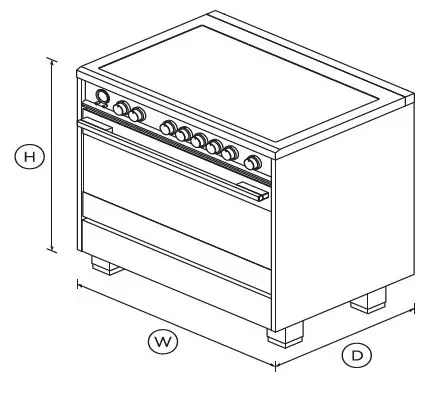 FISHER PAYKEL OR36SDI6X1 Induction Range 36 Inch 5 Zones with SmartZone, Self-cleaning-1