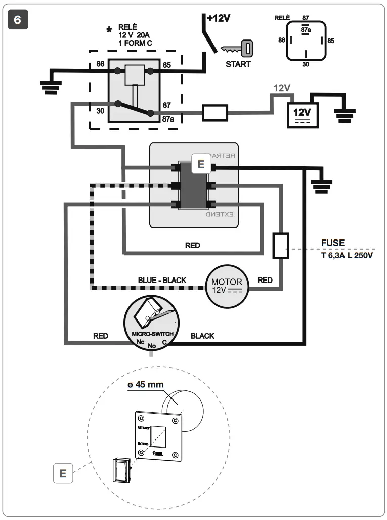 FIAMMA 08448 01P Motor Kit - Figure 8