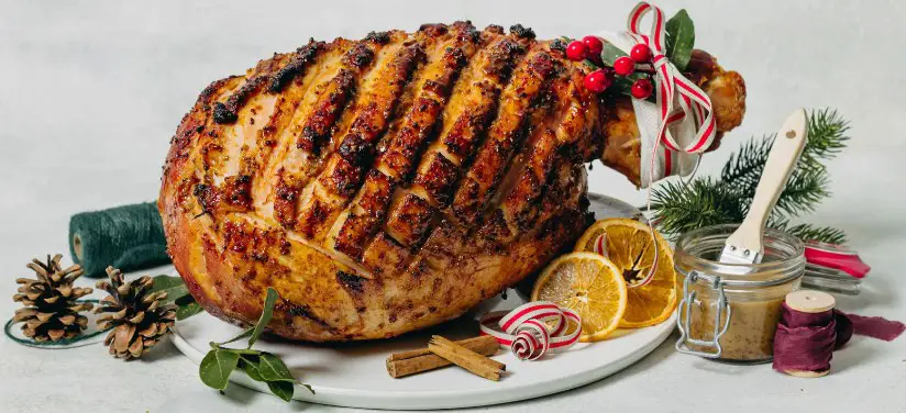 BOATSHED MARKET Glazed Honey & Mustard Champagne Ham