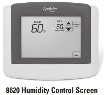 Aprilaire 1850F Hard Wired Dehumidifier - external control OPTIONS 3