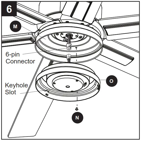 Harbor Breeze 3856484 Cumberland Ceiling Fan - Tighten all screws