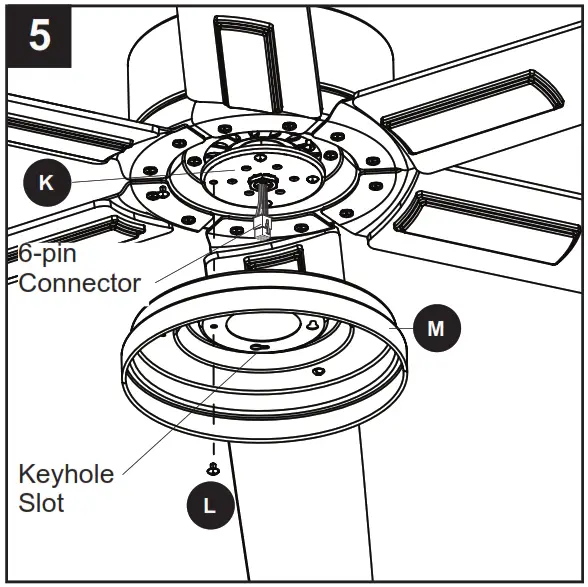 Harbor Breeze 3856484 Cumberland Ceiling Fan - clockwise