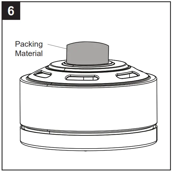 Harbor Breeze 3856484 Cumberland Ceiling Fan - motor assembly