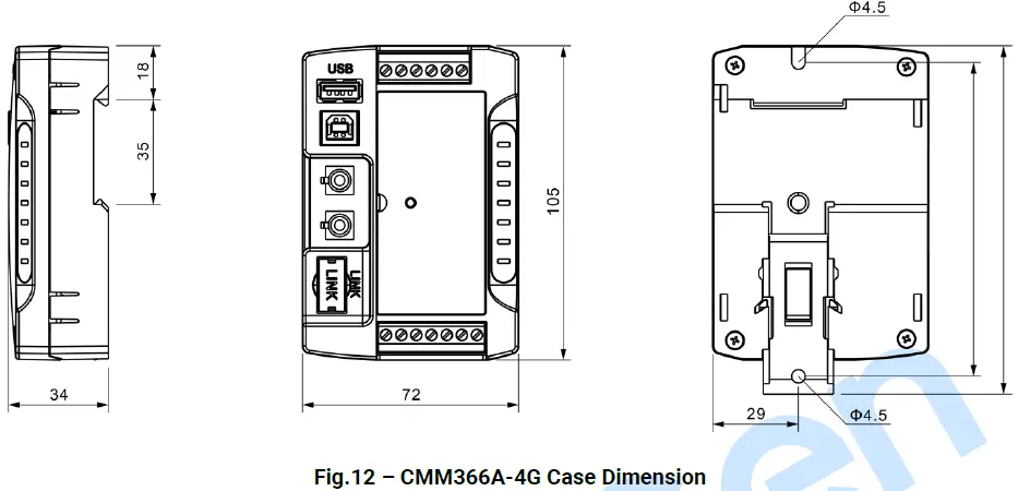 SmartGen CMM366A-4G Cloud Monitoring Communication Module-FIG13