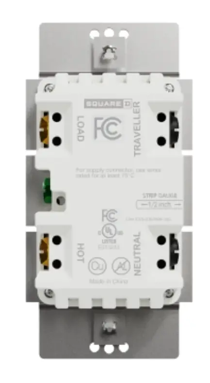 Schneider Electric SQR22601 Rocker Dual Load Dimmer Switch
