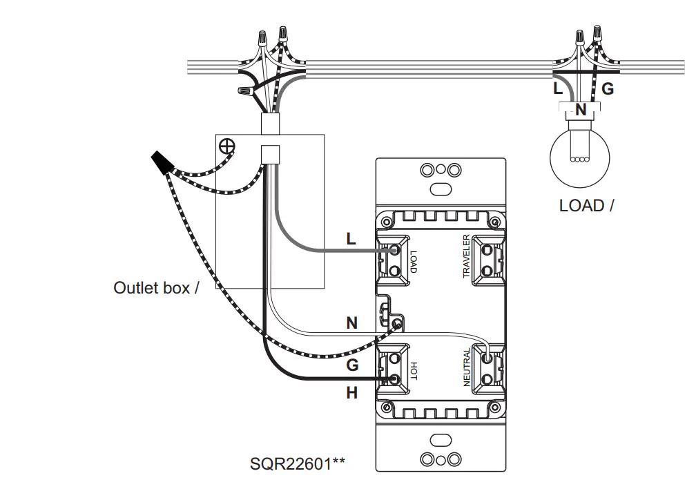 Single-Pole Wiring Diagram 