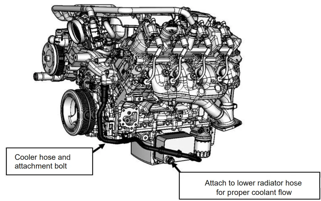 CHEVROLET LT1 Wet Sump Crate Engine - fig 6