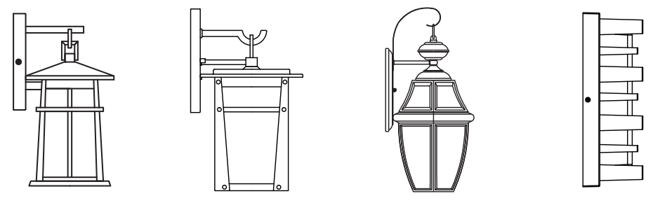 PORTFOLIO KDN1691A Stainless Steel Outdoor Wall Light - fig 1