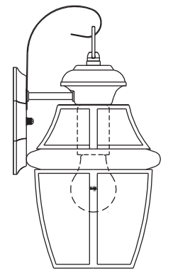 PORTFOLIO KDN1691A Stainless Steel Outdoor Wall Light - icon