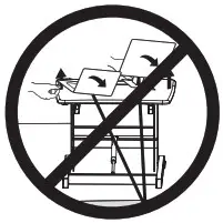 VIVO DESK-V101EW Controller - CAUTION 3