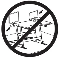 VIVO DESK-V101EW Controller - CAUTION 4