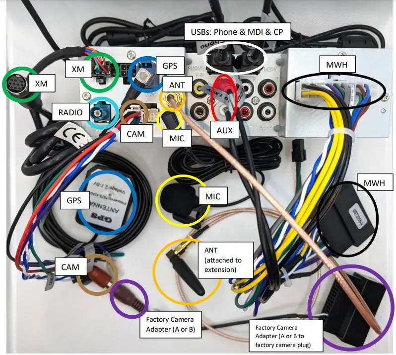 DYNAVIN D8-MST2015L-H Android Car Radio Connection - fig 1