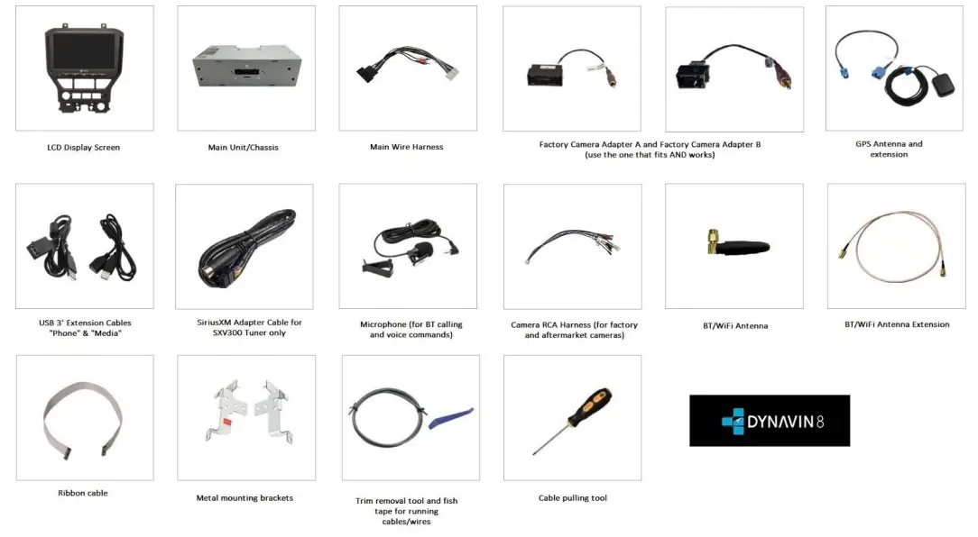 DYNAVIN D8-MST2015L-H Android Car Radio Connection - fig 2