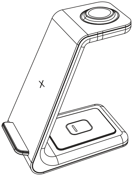 GEEKERA T3 3 In 1 Wireless Charging Station