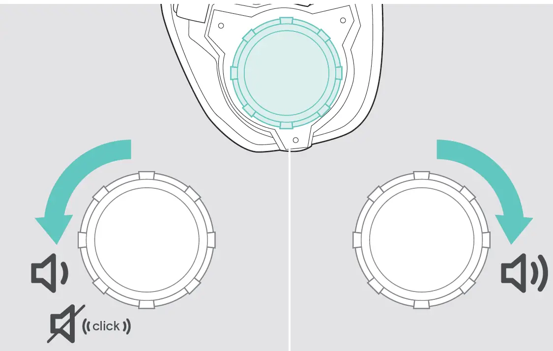 SENNHEISER GSP 500 Gaming Headset Adjusting the volume