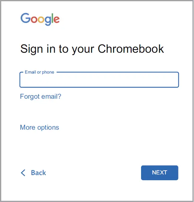 Sign in to your Google Account