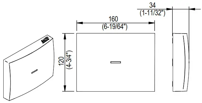 SALTO SAL-GATEWAYx3CEU Wireless Gateway - Cover