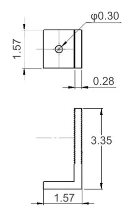 RENOGY MTS-TM100 Flat Roof Tilt Mount - L-Foot
