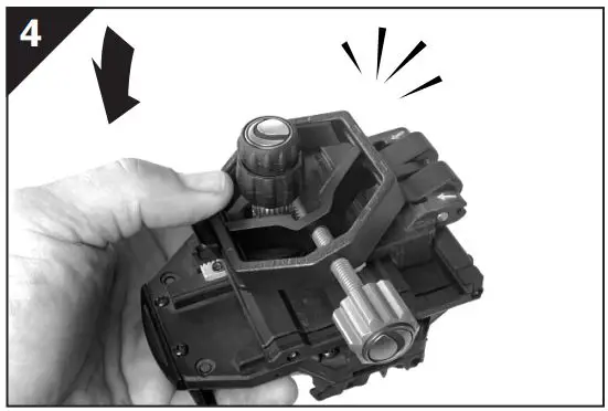 CELESTRON 81038 Universal Smartphone Adapter and Bluetooth Remote Instruction Manual - Slide the clamp into place and press until it snaps