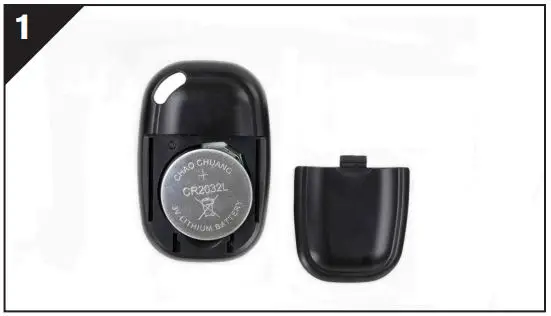 CELESTRON 81038 Universal Smartphone Adapter and Bluetooth Remote Instruction Manual - To insert or replace the battery