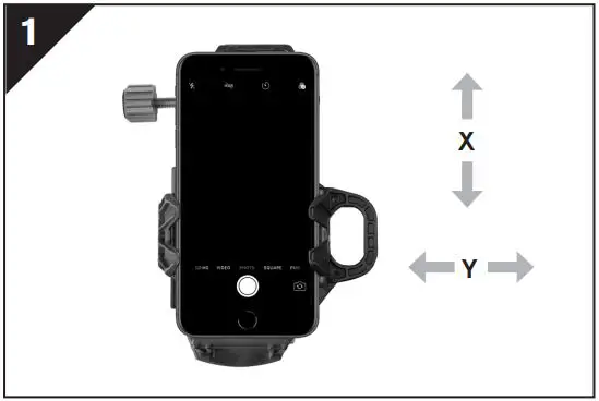 CELESTRON 81038 Universal Smartphone Adapter and Bluetooth Remote Instruction Manual - Turn on your smartphone camera