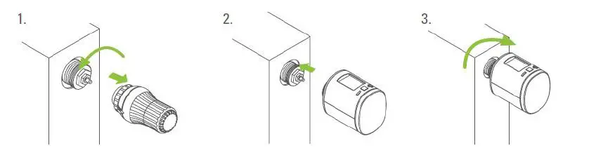 Z-Wave EURESPIRIT Eurotronic Radiator Thermostat Spirit fig2