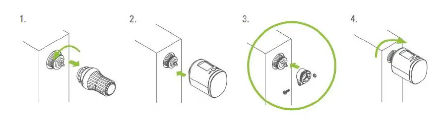 Z-Wave EURESPIRIT Eurotronic Radiator Thermostat Spirit fig3