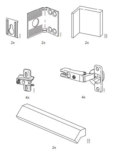 IKEA BRIMNES Cabinet with Doors fig3