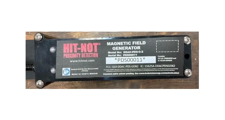 Hit-not Ddac-pds-c-2 Magnetic Field Generator User Manual Hit-not Ddac-pds-c-2 Magnetic Field Generator User Manual