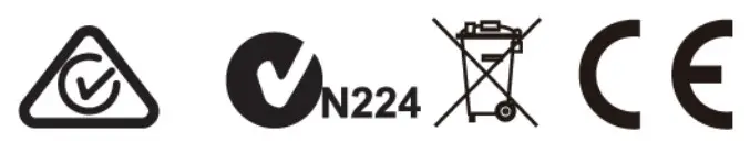 LENOXX CRU3128 Digital Dual Alarm FM Clock Radio- Symbol