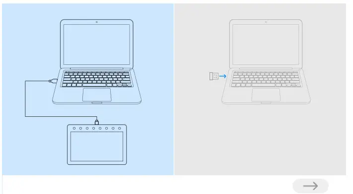Xppen Technology ACD02 Hand Drawn Board Wireless Pairing fig4