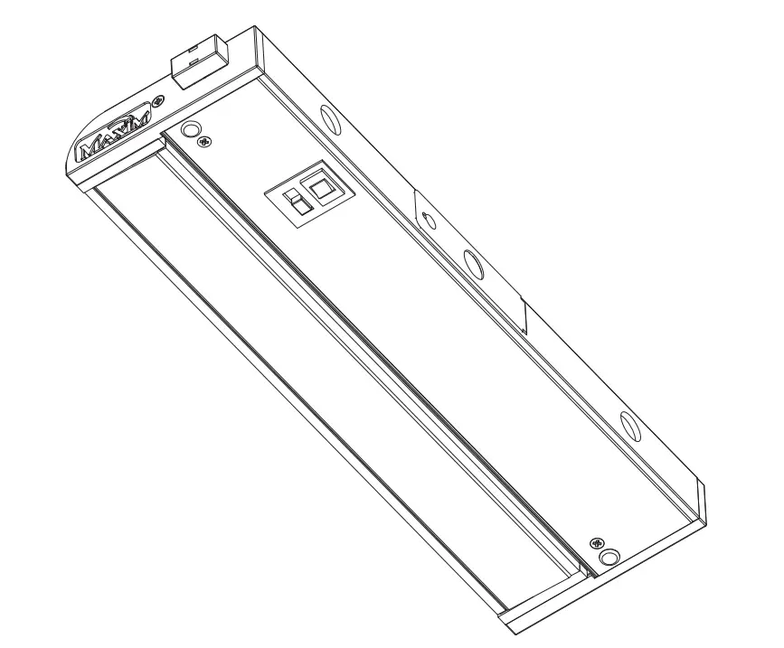 MAXIM LIGHTING 46445004 Series CounterMax MX-L-120-3K Basic 2700-4000K LED Under Cabinet fig1