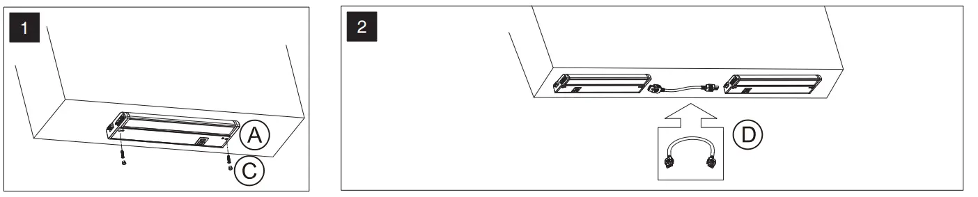 MAXIM LIGHTING 46445004 Series CounterMax MX-L-120-3K Basic 2700-4000K LED Under Cabinet fig6