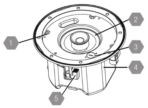 AUSTRALIAN MONITOR QF20CS Premium Coaxial Series Ceiling Speaker