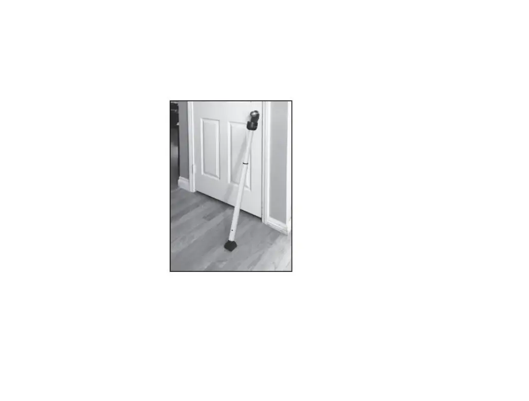 Hampton Direct 600606-80260 Door Security Bar Alarm And Receiver Instructions