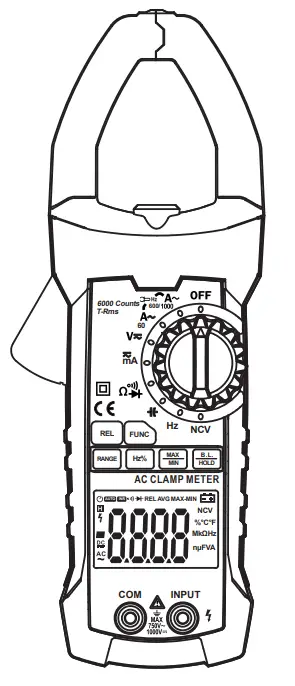 MASTECH MS2015A Digital Clamp Meter