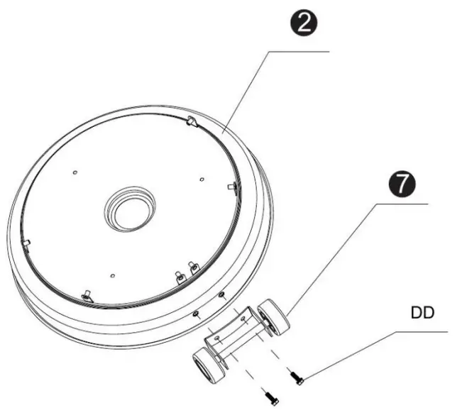 electriQ eiQTTGSS Gas Patio Heater - Bolts