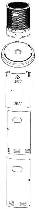 electriQ eiQTTGSS Gas Patio Heater - PICTURE