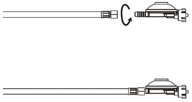 electriQ eiQTTGSS Gas Patio Heater - regulator