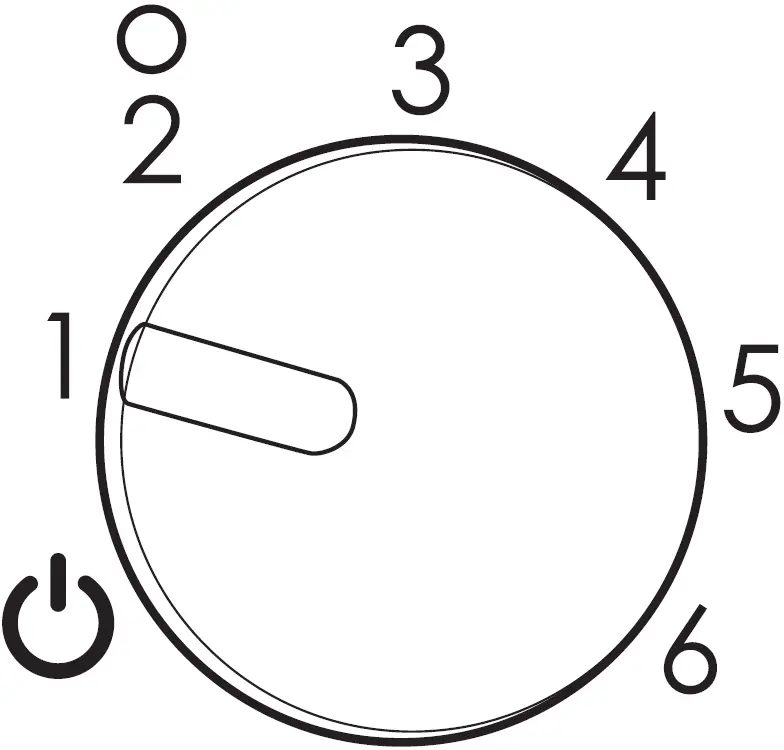 1-6 set the speed of the product