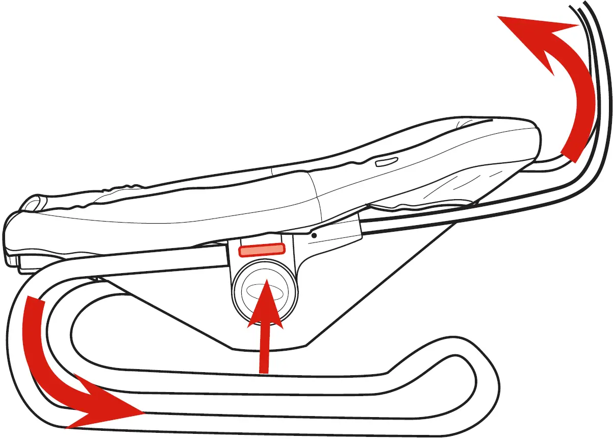 To Adjust Recline (2 positions)